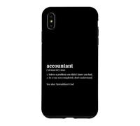 Accountant Dictionary Funny Tax Prep Case for iPhone XS Max