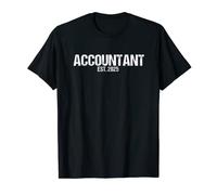 Accountant EST 2025 Accounting Student Graduating Novelty T-Shirt