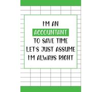 Accountant Gifts: Accounting Present, CPA, Tax Professional, Bookkeeper, Tax Preparer, Tax Season Funny Notebook Journal For Birthday Christmas Office
