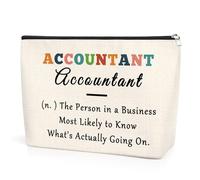 Accountant Gifts for Women Makeup Bag Data Analyst Marketing Specialist Humor Excel Spreadsheet Gift for Colleague Coworker Boss CPA Coworker Finance Banker Cosmetic Bag Accounting Graduation Gifts