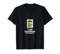 Accountant Make Spreadsheets Bad Decisions Funny CPA T-Shirt
