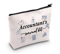 Accountant Makeup Bag CPA Accountant Gift CPA Graduation Gift Accountant's Survival Bag Gift for Bookkeeper Auditor (Accountant's Survival B EU)