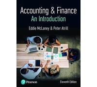 Accounting and Finance: An Introduction – Pearson Education