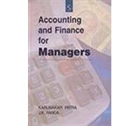 Accounting and Finance for Managers