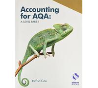 Accounting for AQA A-level Part 1 - Text