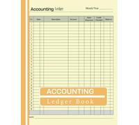 Accounting Ledger Book 3 Column: Income and Expense Log Book for Small Business, Bookkeeping and Personal Finance