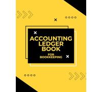 Accounting Ledger Book: Simple Accounting Ledger for Bookkeeping
