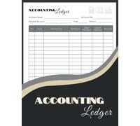 Accounting Ledger: Simple Bookkeeping Record Book for Small Business