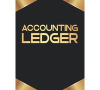 Accounting Ledger: Simple Ledger Book For Small Businesses And Self Employed, income and expenses log book a4.