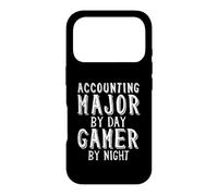 Accounting Major By Day Gamer Night Funny Accountant Student Case for iPhone 17 Pro