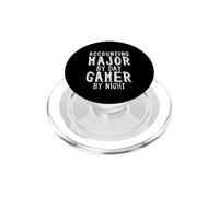 Accounting Major By Day Gamer Night Funny Accountant Student PopSockets PopGrip for MagSafe
