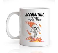 Accounting They Said It Would Be Fun | Ceramic Coffee Mug | 11 OZ