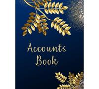 Accounts book: Accounting book self employed, Income expense record tracking book, cash book accounts bookkeeping journal for small business, Large format A4.