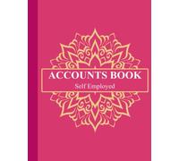 Accounts Book Self Employed: Accounting Book for Small Business, Salon, Household, Taxi Drivers Income Record | Book Keeping Accounting Ledger (Pink)
