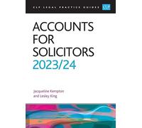 Accounts for Solicitors 2023/2024: Legal Practice Course Guides (LPC)