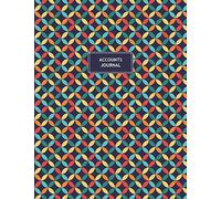 Accounts Journal: Simple Financial Accounting Record Logbook For Small Business With Debit Credit Balance Columns