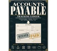 Accounts Payable Tracking Ledger: Professional Vendor Invoice and Payment Record Log
