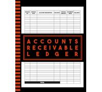 Accounts Receivable Ledger: A Practical Register for Managing Invoices, Due Dates, Payments Made, and Running Balances
