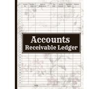 Accounts Receivable Ledger: Accounts Receivable Organizer and Bill Tracker for Small Businesses and Personal Finance to Track Payments and Manage Finances Easily.