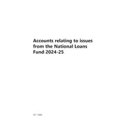 Accounts relating to issues from the National Loans Fund 2024-25 (House of Commons Paper) HC 1468