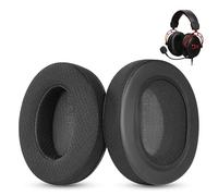 ACCOUTA Ear pads Replacement for HyperX Cloud 1/2/3/Pro/Core/Alpha/Alpha S/Alpha Pro/Flight/Flight S/Stinger/S, CloudX Stinger/Stinger Core/Flight Headset with Breathable Fabric and Memory Foam