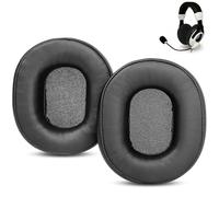 ACCOUTA Earpads Cushion Compatible with Turtle Beach Ear Force X11 X12 X2 X3 X31 X32 X4 X41 X42 XC Headsets Ear pads replacement with Softer Protein Leather and Memory Foam