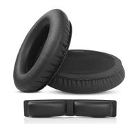 ACCOUTA Premium Replacement Earpads Cushions and Headband Compatible with KRK KNS6400 KNS8400 6402 8402 Headphones Ear Pads Headband with Softer Protein Leather and Memory Foam