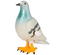 Accoutrements Archie McPhee Hilarious Wind-Up Perky Pigeon: Funny Novelty Gift 3-5/8" (9.2 cm) of Playful Skittering Fun - Bring Laughter with This Hard Vinyl Pigeon