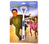 Accoutrements Kim Jong Il Dear Leader Tongue Scraper - Novelty Tabletop Game - All Ages - Black and White