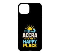 Accra Happy Place Ghana Travel Case for iPhone 15 Plus