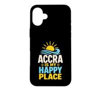 Accra Happy Place Ghana Travel Case for iPhone 16 Plus