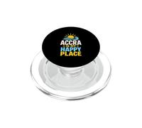 Accra Happy Place Ghana Travel PopSockets PopGrip for MagSafe