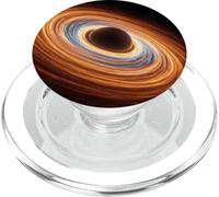 Accretion Disk Black Hole Plasma Astrophysics Concept PopSockets PopGrip for MagSafe
