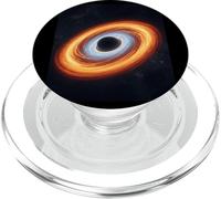 Accretion Disk Black Hole Plasma Astrophysics Concept PopSockets PopGrip for MagSafe
