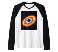 Accretion Disk Black Hole Plasma Astrophysics Concept Raglan Baseball Tee
