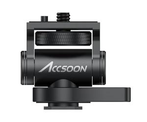 Accsoon AA-01 Multi-Directional Tilting Cold Shoe Adapter 1/4 “ Screw Works for Accsoon CineView, Camera, Cage, Light and Microphone