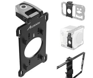 Accsoon ACC05 1/4 Mounting Plate, Multifunctional Accessory Clamp SeeMo Pad PowerCage and PowerCage Pro (Gen 1 & 2) Camera Cages and More