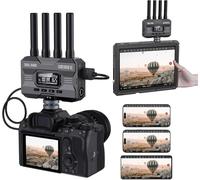 Accsoon CineView SE Wireless Video Transmission(TX & RX) | 2.4GHz+5GHz Dual-Band Technology, 1200ft Range, 0.05s Delay and 1080P HD Video, HDMI and SDI, Support 4 Devices