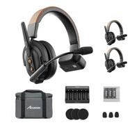 Accsoon Como SE Wireless Intercom Headset System, 2.4 GHz Full Duplex Communication, 1312 ft/400 m Range, External Antenna, ENC, 30+ Hours Battery Life, 1 PC Host and 2 PC Remote Headset