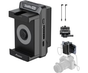 Accsoon SeeMo 4k HDMI Transmission Video Capture Terminal for iPhone and for iPad iOS 12.0 or Later with Reading Function for SD Card HDMI in USB-C Out Supply Power Out to Devices (SeeMo 4K)