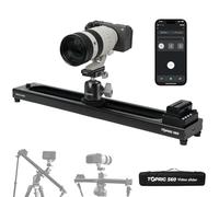 Accsoon Toprig S60 Motorized Camera Slider 24inch with Button/APP Control Camera Dolly Rail Slider, Time-Lapse/Panoramic/Loop Mode for Macro Photography Tracking Shooting, Compatible with Gopro DSLR
