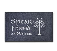 Accssoey Funny Doormat, Welcome Mats Speak Friend Door Mat Absorbent Mat Doormat 30"x18"