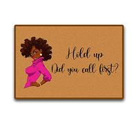 Accssoey Welcome Door mat, Did You Call or Text First Doormat - Welcome Funny Door Mat Personalized Doormat Floor Door Mat Entrance Mats Housewarming 23.6" x 15.7"