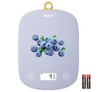 ACCT Digital Food Scale 11lb/0.1oz, Digital Kitchen Scale Weight in Grams & Oz, Cook Scale for Baking and Meal Prep, 6 Units with Tare Function, LCD Display (Purple)