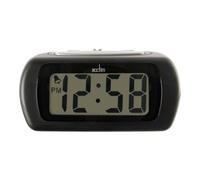 Acctim 12343 Auric Alarm Clock, Black, one size, Synthetic, MEDIUM