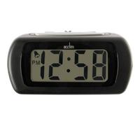 Acctim LCD Alarm Clock, Auric, Blue Backlight, Black, 12343