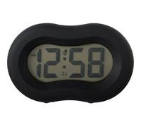 Acctim 15113 Vierra Alarm Clock, Black, Silicone, One Size