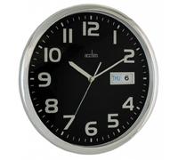 Acctim 21023 Supervisor Wall Clock, Black