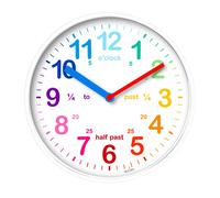 Acctim 22522 Wickford Kids Wall Clock in White