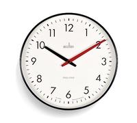 Acctim 22573 Riley 30cm Retro Black Wall Clock
